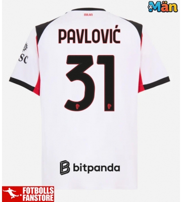 AC Milan Strahinja Pavlovic #31 Bortatröja 2025-26 Kortärmad